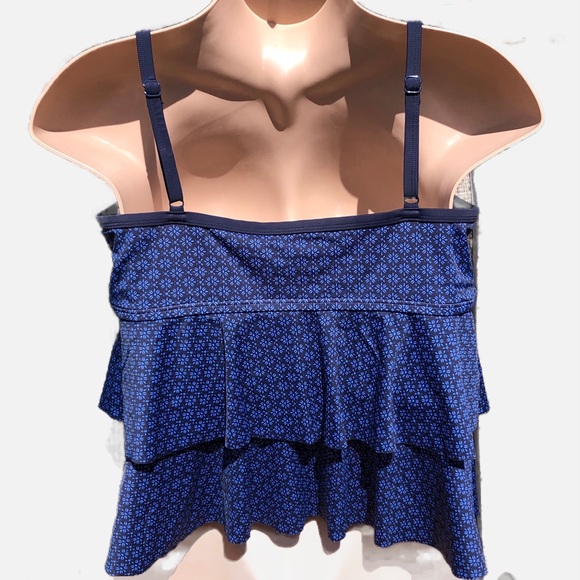 Swimsuits for All Women’s Plus Swimsuit Bathing Suit Bikini Tankini Top 1X 22 - Picture 2 of 7